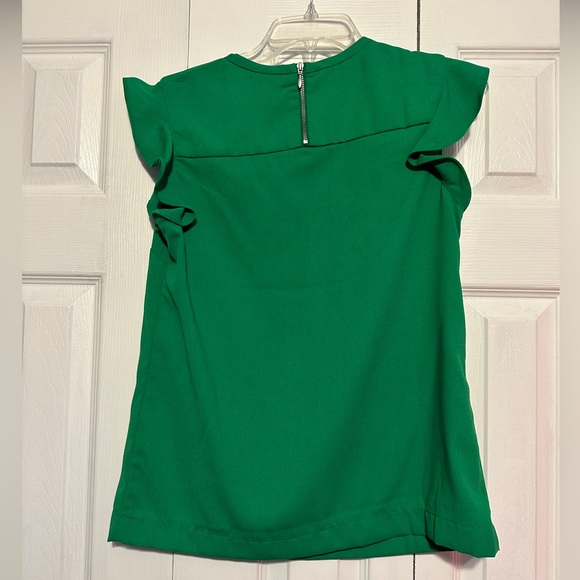 J.Crew Factory Ruffle Sleeve Blouse - Picture 2 of 4